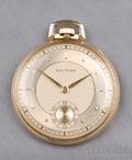14kt Gold Open Face Pocket Watch Waltham