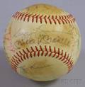 New York Yankees Autographed Baseball