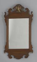 Boston Area Chippendale mahogany looking glass ca 1800