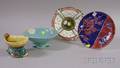 Four Majolica Ceramic Items