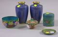 Six Cloisonne Items
