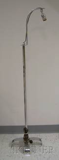 Art Deco Bent Steel Floor Lamp