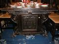 Jacobeanstyle Carved and Ebonized Oak Refectory Table