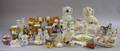 Thirtysix Late 19thEarly 20th Century Pottery and Porcelain Figural and Table Items