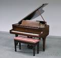 Steinway  Sons Mahogany Baby Grand Piano