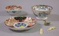 Six Ceramic Cloisonne and Ivory Items