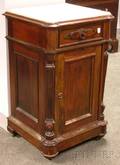 Victorian Renaissance Revival Marbletop Rosewood Commode