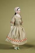 China Lady with Molded Bonnet