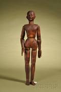 Carved Pine Jointed Artists Figure