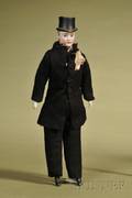 German Gentleman with Molded Top Hat