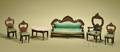 FivePiece Waltershausen Rococo Revival Parlor Suite