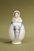 German Eggform Trinket Box