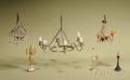 Seven Miniature Models of Lighting Devices