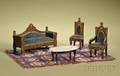 FourPiece Assembled Miniature Waltershausen Parlor Suite