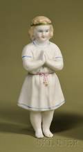 Frozen Parian Praying Child