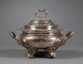 English Silver Plate Soup Tureen