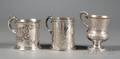 Three Victorian Silver Mugs