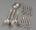 Fifteen Georg Jensen Sterling Flatware Articles