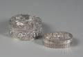 Two Continental Silver Dresser Boxes