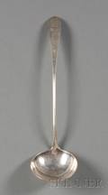 Federal Coin Silver Soup Ladle