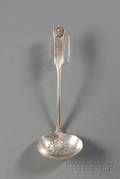 Frank W Smith Sterling AldenFiddle Shell Soup Ladle
