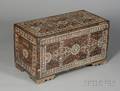 Middle Eastern MotherofPearl Inlaid Hardwood Chest