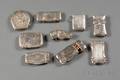 Nine Sterling and Silverplate Matchsafes