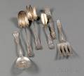 Five Sterling Flatware Serving Pieces