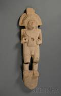 PreColumbian Carved Limestone Figure