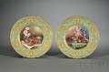 Pair of Royal Worcester Porcelain Service Plates