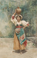 Daniele Bucciarelli Italian 18391911 Water Carrier