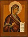 Icon Deisis Mother of God Icon