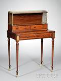 Regency Rosewood and Brassmounted Writing Desk