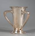 Rand  Crane Sterling Harvard Owl Club Loving Cup