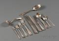 Tiffany  Co Sterling Marquise Pattern Flatware Service