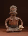 PreColumbian Painted Pottery Figure