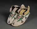 Central Plains Beaded Hide Moccasins