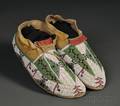 Central Plains Beaded Hide Moccasins