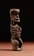 Maori Carved Wood Figure