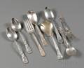 Eight Sterling Flatware Serving Pieces