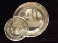 Two Sterling Salvers