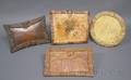 Four African Carved Wood Divination Trays