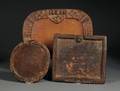 Three African Carved Wood Divination Trays