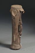 New Guinea Carved Wood Finger Drum