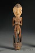 New Guinea Carved Wood Hook Figure