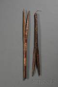 Two Australian Aborigine Dance Wands 