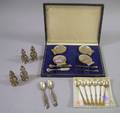 Small Group of Silver and Silver Plated Serving Items