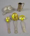 Five Tiffany Silver Serving and Table Items