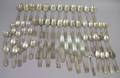 Approximately Sixty Coin Silver Flatware Pieces