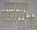 Approximately Thirtytwo Pieces of a Whiting Louis XV Pattern Sterling Silver Partial